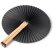Abanico plegable Tao de madera natural personalizable Blanco detalle 5