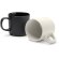 Taza cerámica Molis 300ml acabado mate Negro detalle 2