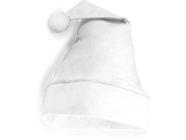 Gorro papa noel con logotipo colores variados poliéster Santa Rojo detalle 7