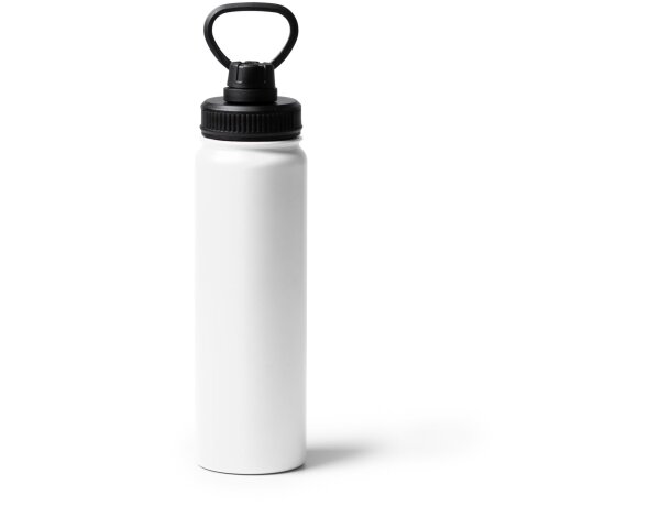 Bidón Polit acero inoxidable 750ml doble pared personalizadas Blanco detalle 5