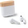 Auriculares inalámbricos de plástico Sauro Blanco detalle 2
