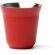 Vaso Cosik de acero inoxidable 304 reciclado 160 ml Rojo