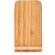 Cargador inalámbrico con soporte smartphone Gravity Bambu detalle 7