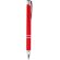 Bolígrafo metálico de aluminio pulsador tinta azul Rojo detalle 14