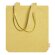 Bolsa ecológica algodón reciclado asas largas 140 g/m2 Amarillo