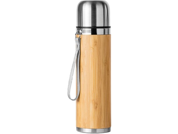 Termo personalizado acero para doble pared Fengi Bambu detalle 3