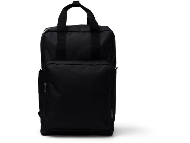 Mochila Levix RPET con compartimento para portátil 16 pulgadas Negro detalle 6