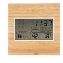 Estación meteorológica Kelvin bambú con sensores