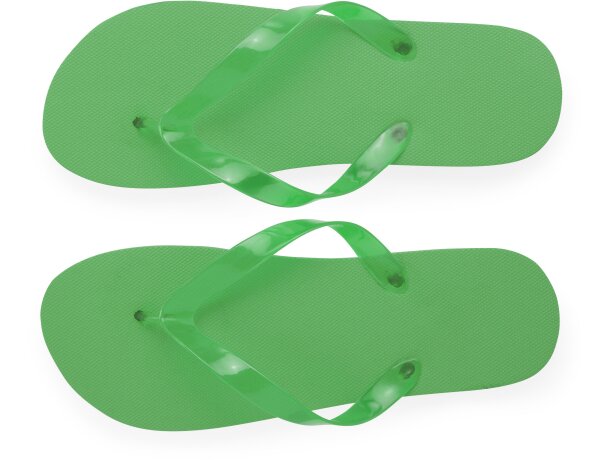 Chanclas KALAY Verde helecho detalle 12