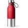 Botella de acero con acabado mate bicolor 850ml Alke Rojo detalle 12