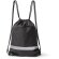 Mochila Lucio rpet reciclado con refuerzo pu leather Negro detalle 2