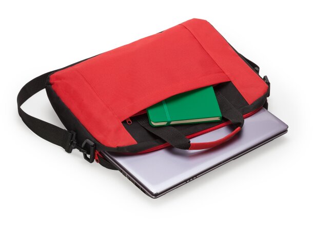 Maletines para profesores Lora portadocumentos acolchado con bandolera Negro detalle 1