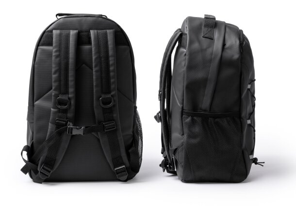 Mochila Kansas negro con compartimento portátil 17 pulgadas Negro detalle 4