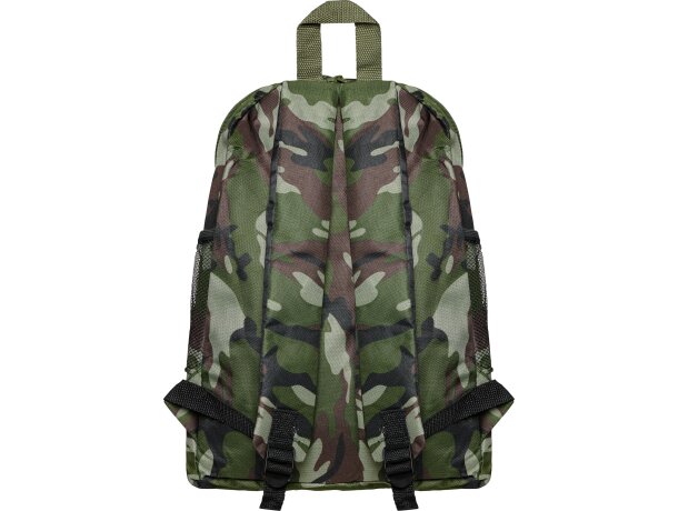 Mochila infantil deportiva poliéster Misuri Camuflaje bosque detalle 25