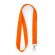 Lanyards baratos poliéster Host Naranja