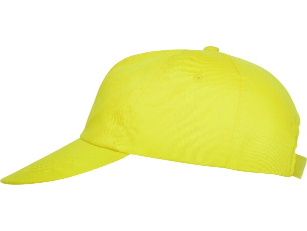 Gorra básica con logo a personalizar Amarillo detalle 14