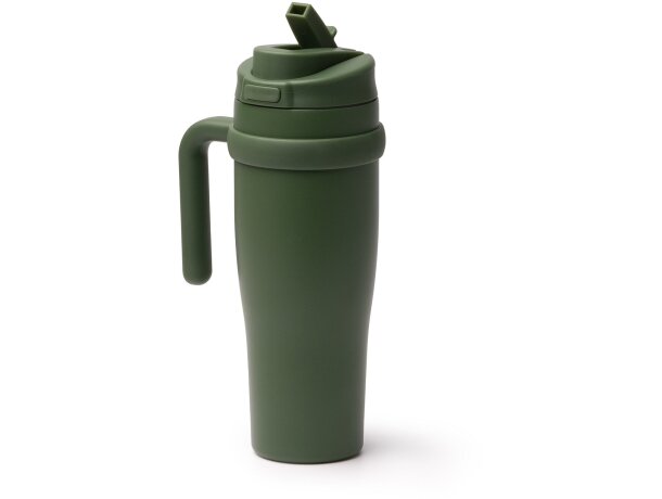 Bidón Kalam acero inoxidable 304 reciclado 900ml con pajita Negro detalle 5