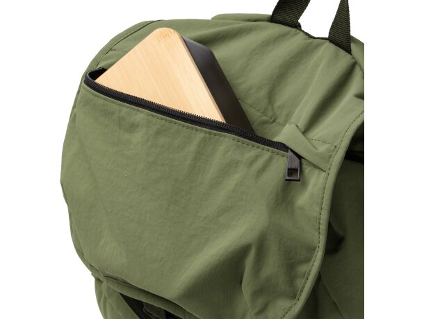 Mochila Kabuki nylon acolchada con compartimento para portátil Negro detalle 2