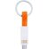 Cargador sincronizador plástico con llavero 3 en 1 Cetus Naranja detalle 7