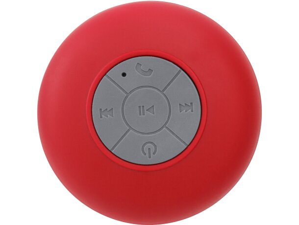 Altavoz con ventosa para ducha Calvin Rojo detalle 11