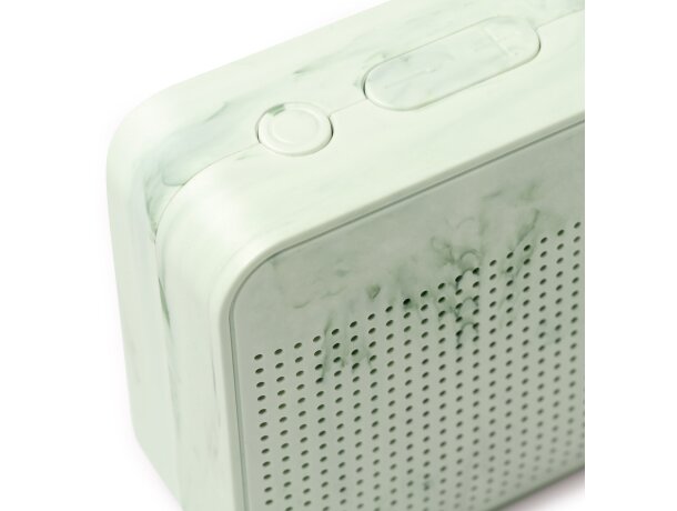 Mini altavoz bluetooth promocional con asa de transporte Zoya Negro detalle 2