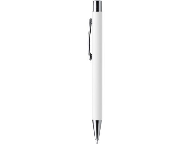 Dover bolígrafo tacto suave con grabado para logo tinta azul Blanco detalle 4