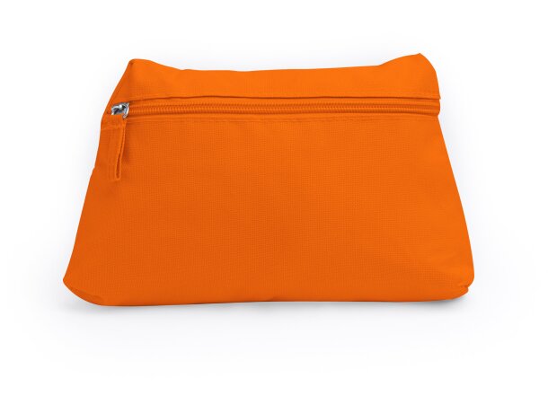 Neceser cremallera poliéster Sedna Naranja detalle 7