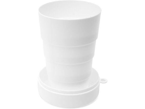 Vasos de plástico plegable pp 220ml Gosto Blanco detalle 5