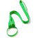 Lanyard Aldaz con posavasos integrado y banda de silicona Verde helecho