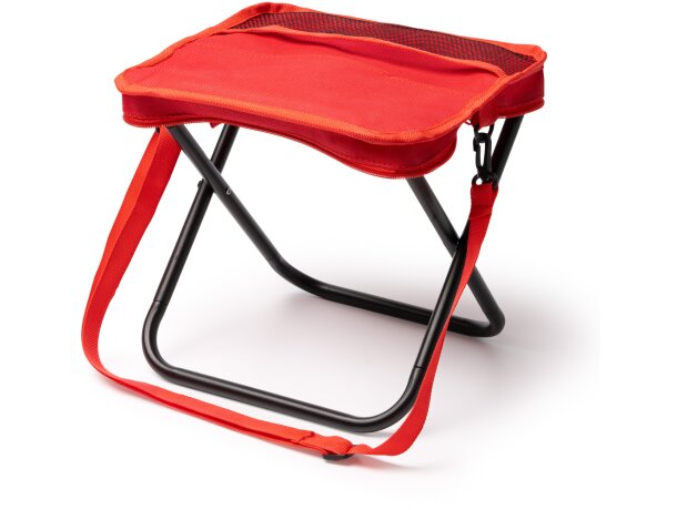 Silla plegable Troty en RPET 600D con funda de transporte Negro detalle 3