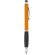 Bolígrafo con puntero táctil original de plástico metalizado tinta azul Semenic Naranja detalle 12