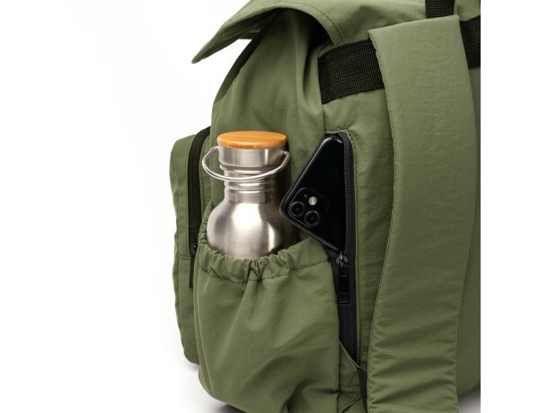 Mochila Kabuki nylon acolchada con compartimento para portátil Negro detalle 1