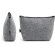 Neceseres personalizables con cremalllera fieltro reciclado Avira Gris detalle 4