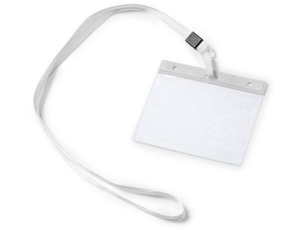 Lanyard/identificador POMEL Blanco detalle 3