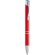 Bolígrafo metálico de aluminio pulsador tinta azul Rojo