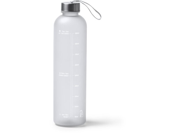 Bidón Yoger 1L PCTG translúcido con indicador de hidratación Blanco detalle 3