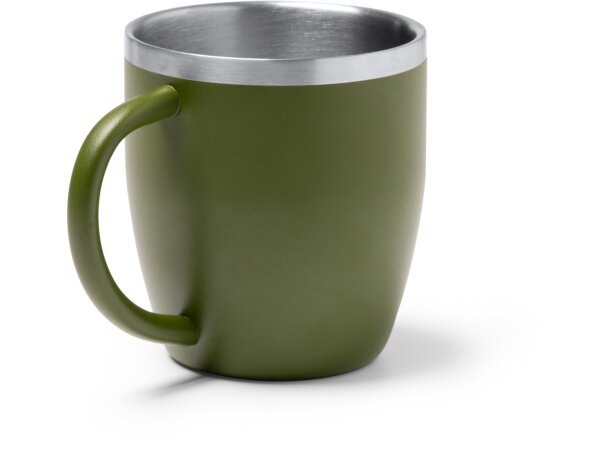 Taza térmica Bany 300ml acero inoxidable doble pared Blanco detalle 6