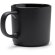 Taza cerámica Molis 300ml acabado mate Negro detalle 4