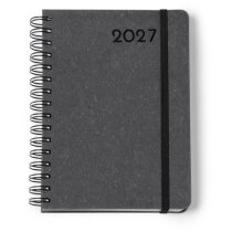 Agenda Kurtis cuero reciclado con anillas A5