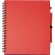 Libreta anillas de cartón reciclado Leynax Rojo