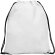Mochila de cuerdas diversos colores non woven 80 g/m2 Calao Blanco detalle 3