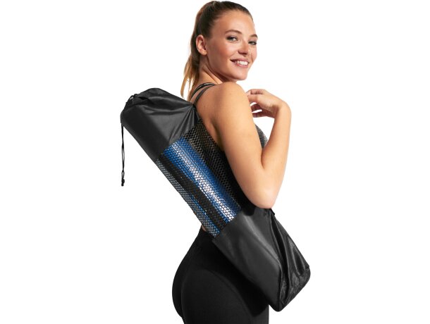 Esterilla de yoga personalizada unisex pvc 925 g/m2 Chakra Negro detalle 2