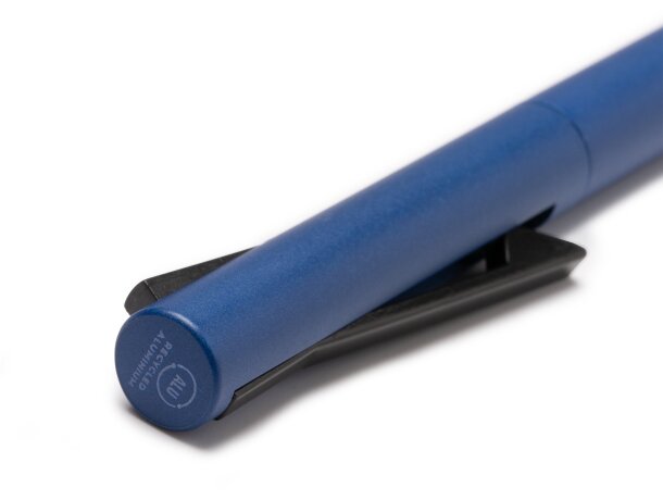 Bolígrafo Brook con ABS y aluminio reciclado para escritura diaria Blanco detalle 2