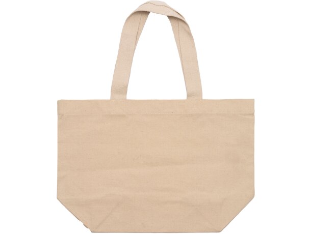 Bolsa algodón unisex grande reciclado 330 g/m2 Bragi Crudo detalle 2