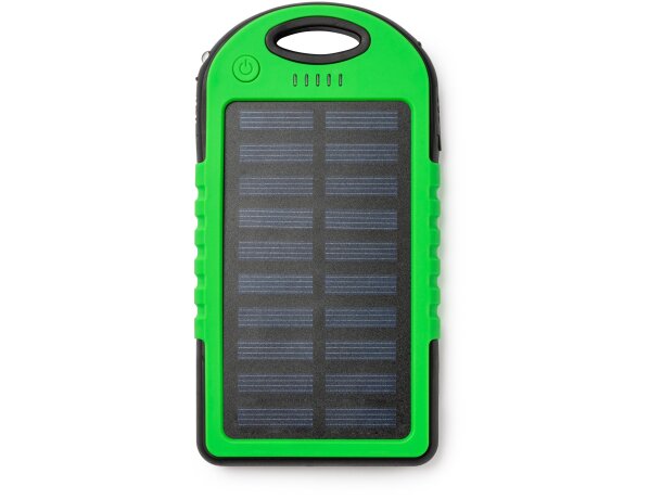 Bateria externa solar DROIDE Verde helecho detalle 13