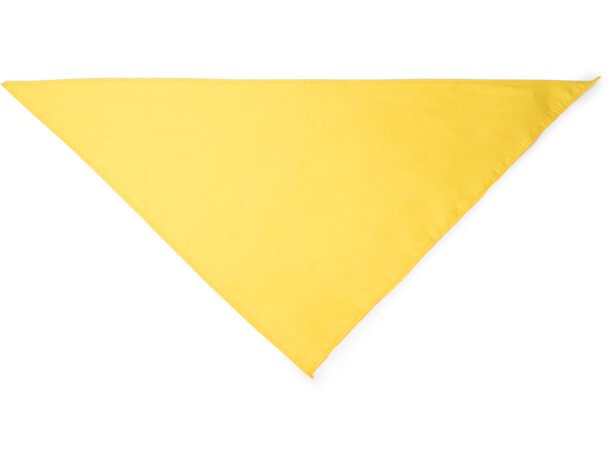 Pañuelo Jarana triangular algodón poliéster para eventos Blanco detalle 2