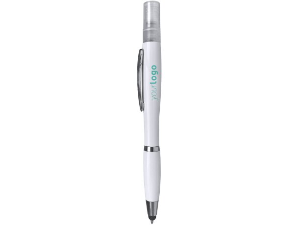Bolígrafo original personalizable plástico tinta azul Farber Blanco detalle 3