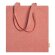 Bolsa algodón acabado jaspeado reciclado 120 g/m2 Rivoli Rojo detalle 8