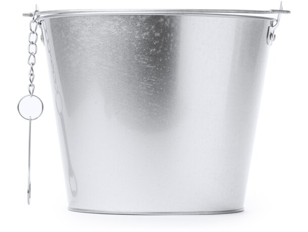 Cubitera Kinto aluminio 6 litros con abrebotellas incorporado Plata detalle 5