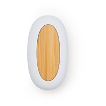 Auriculares de plástico con detalles en bambú VALDI